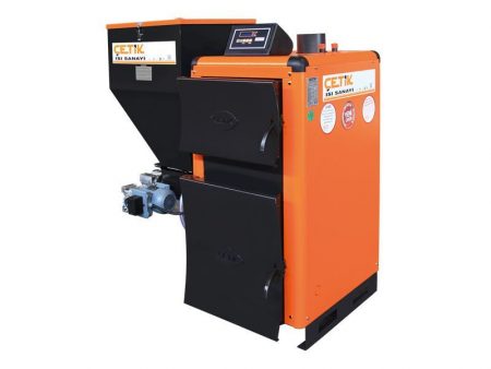 Katı Yakıtlı Otomatik Kat Kaloriferi 4 Geçişli Alev Kırıcı Dilimli EKO EKS